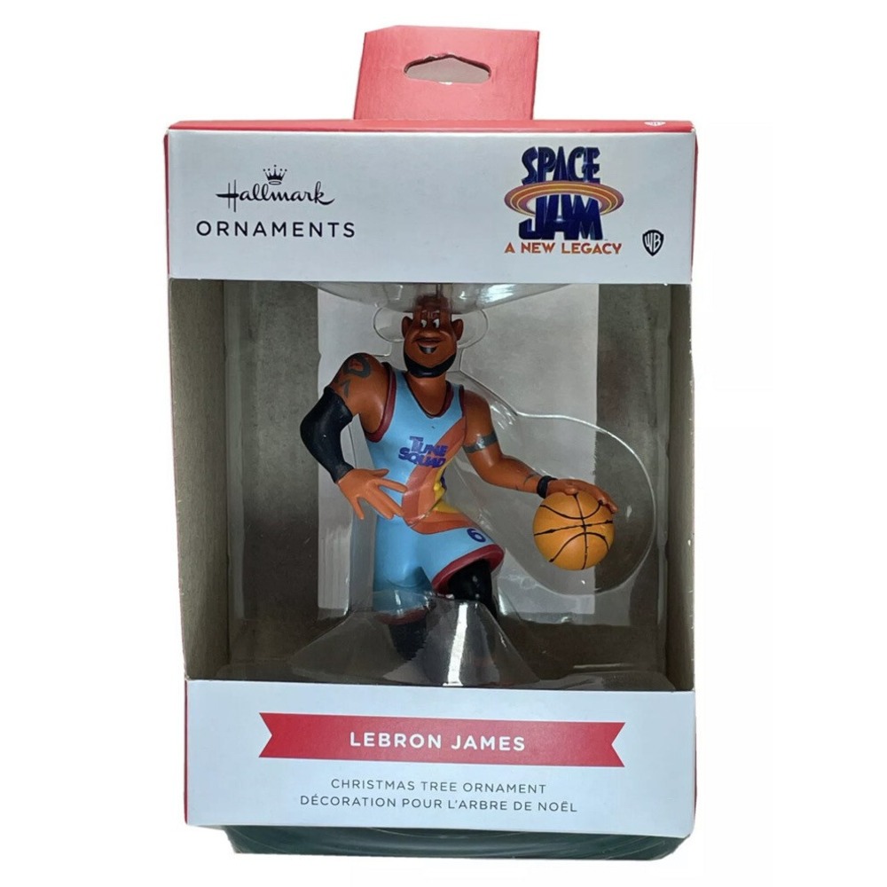 Hallmark 2021 LEBRON JAMES SPACE JAM Basketball‎ Red Box Ornament 2021